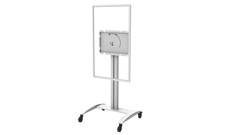 Samsung Flip 2 WM65R mit Peerless SR560-FLIP2-Rollwagen und CY-TF65BRCXEN-Tray-Anschlussbox