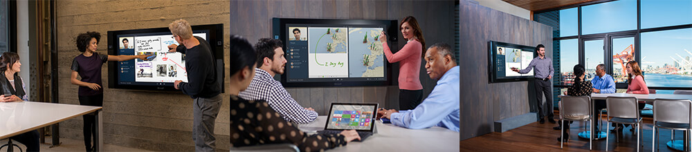 Anwendungssituationen des Microsoft Surface Hub