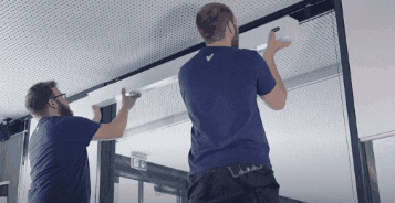 visunext Beamer und Leinwand Montage