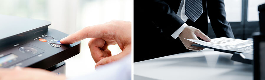 Beamer und Drucker kombinieren