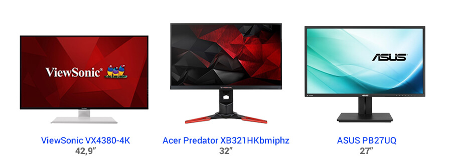 Size of your 4k monitor