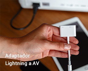Adaptador Lightning a AV