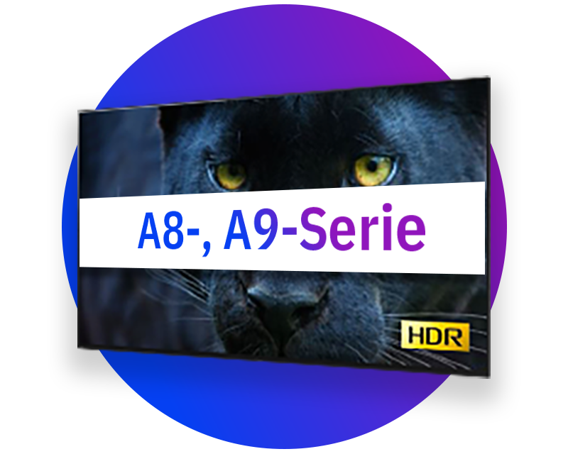 Sony OLED Displays (A8-, A9-Serie)