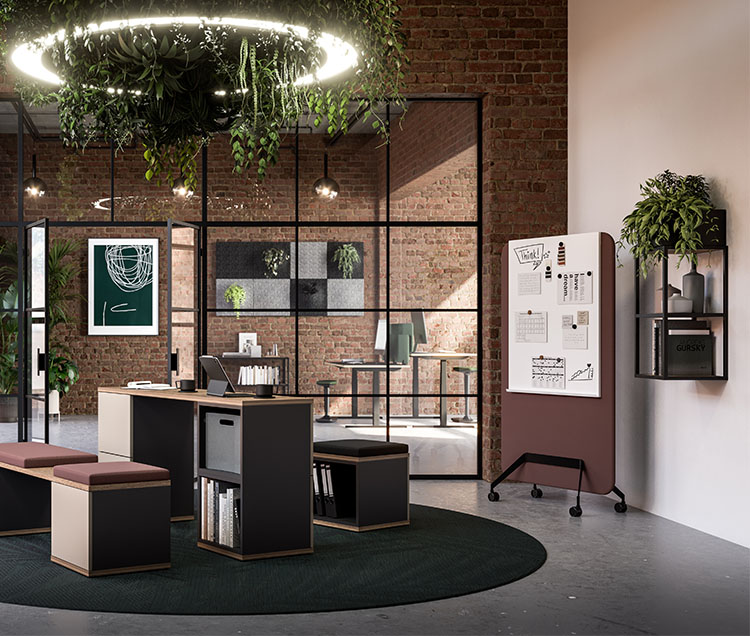 ASSMANN Syneo Part Mobile Stellwand in vielfältigen Materialvarianten für individuelle Workspaces syneo_part_mobil_4