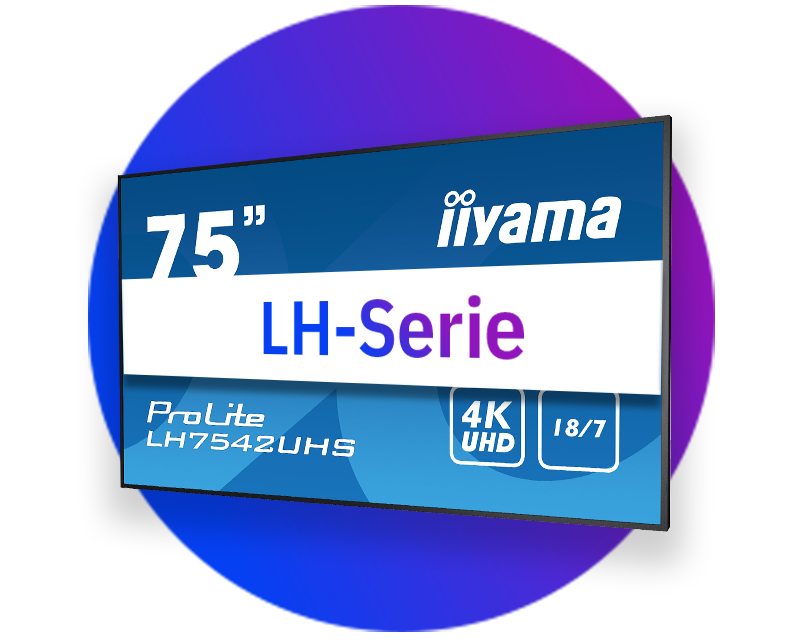 Professionelle iiyama Standalone Displays (LH-Serie)