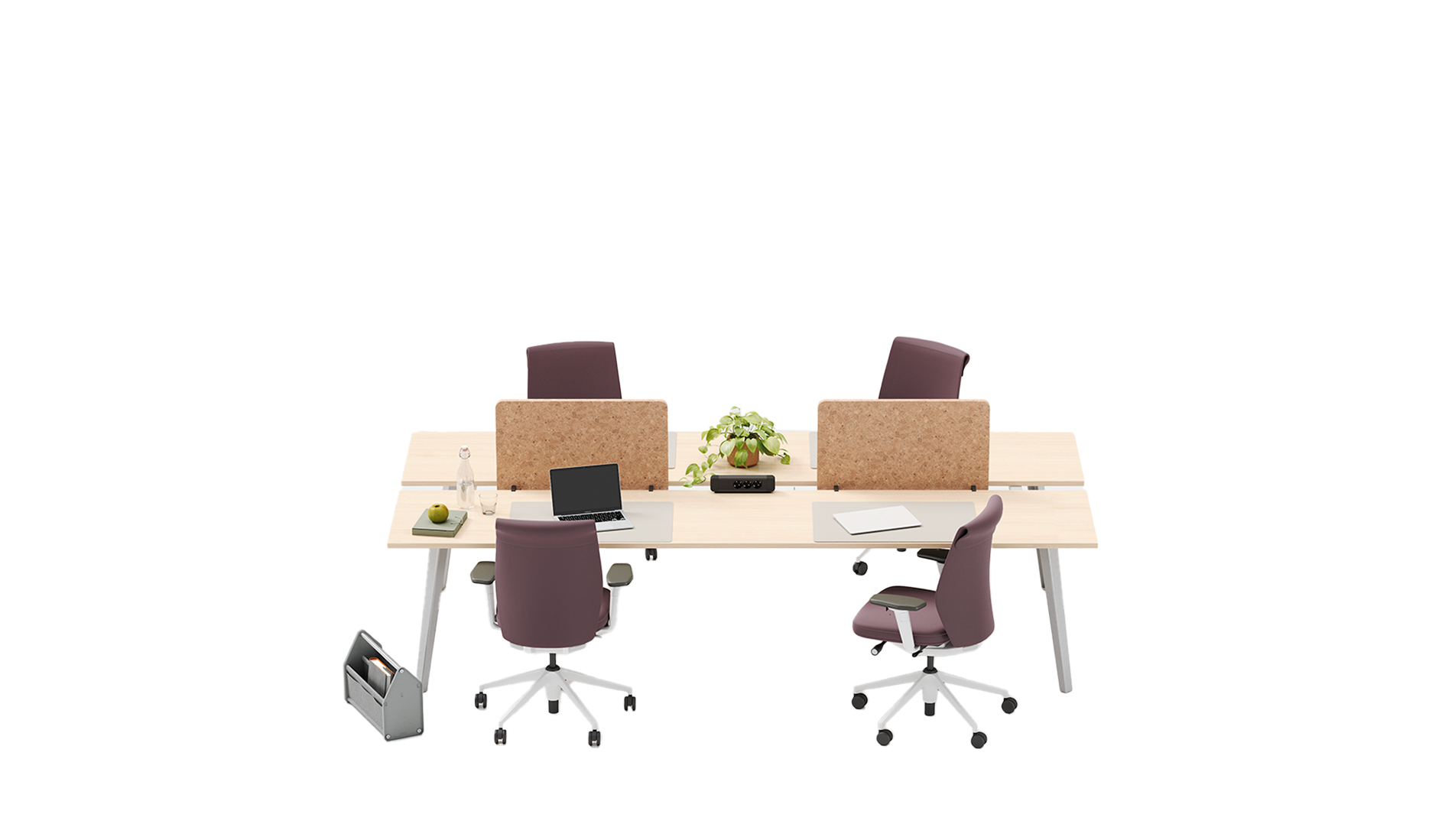 Vitra Joyn 2 Touchdown Tischsystem erlaubt flexible Anpassung und Dynamik in offenen Büros joyn2_touchdown1