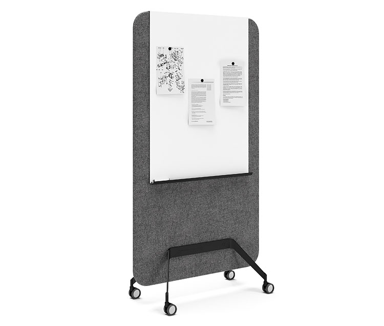 ASSMANN Syneo Part Mobile Stellwand in vielfältigen Materialvarianten für individuelle Workspaces syneo_part_mobil_1