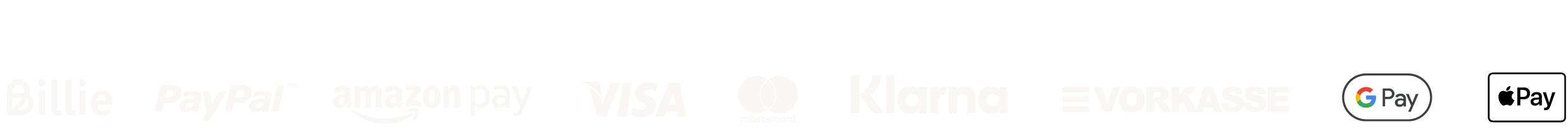 Zahlungsmethoden