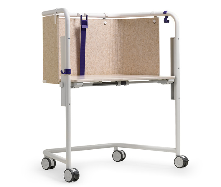 Vitra Scout Work Mobile höhenverstellbarer Einzelschreibtisch auf Rollen für eine flexible Raumgestaltung work_mobile