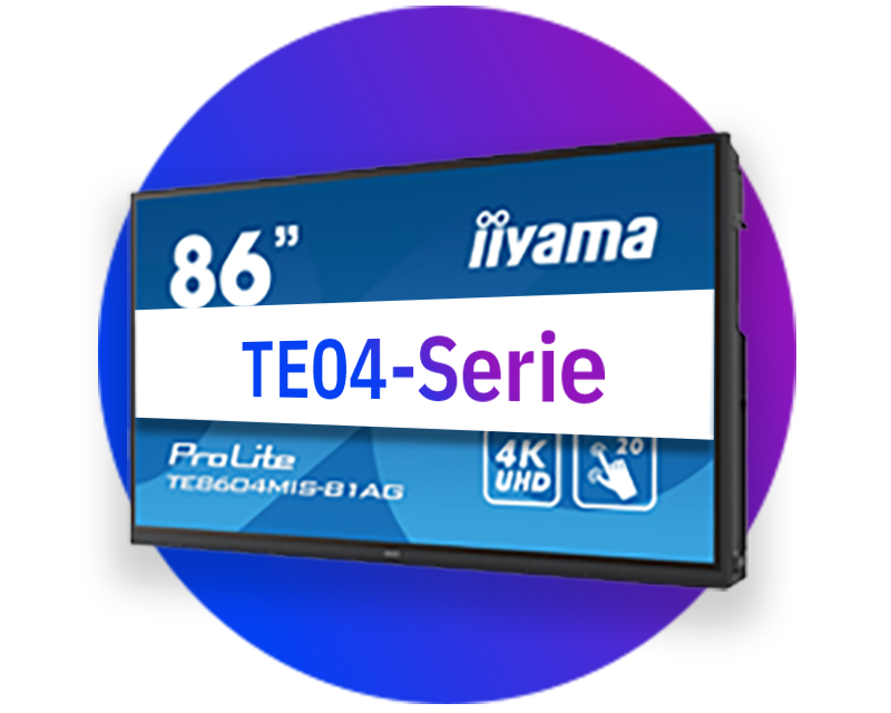Interaktive iiyama Touchdisplays für den Unterricht (TE04-Serie)