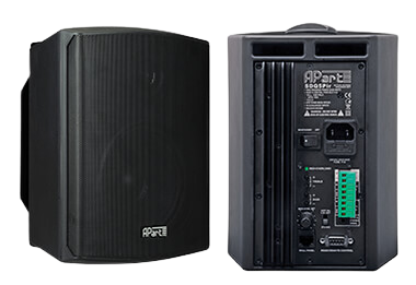 APart SDQ5P-BL Kompaktes 2-Wege Lautsprecherset in schwarz