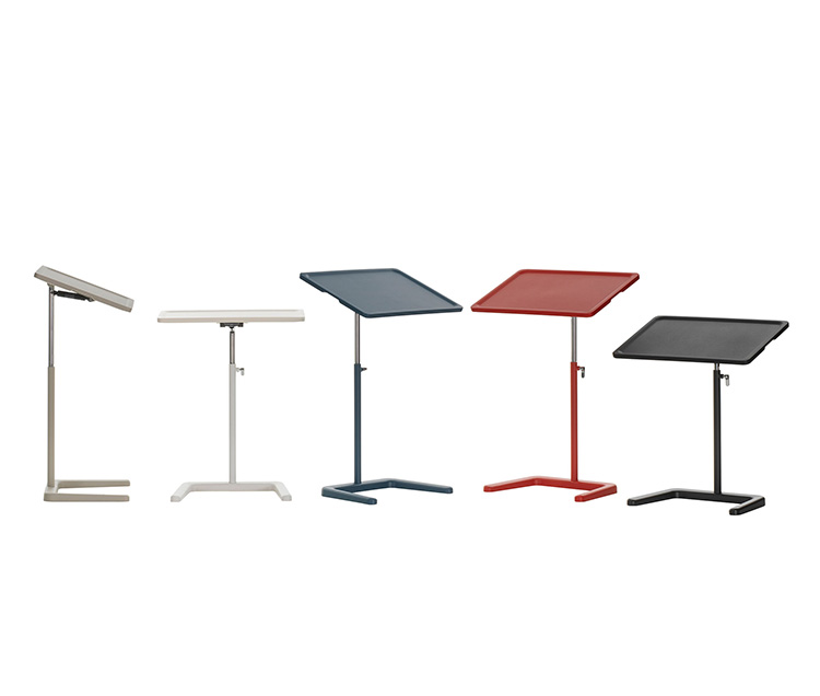 Vitra NesTable höhenverstellbarer Beistelltisch in meerblau vitra_nestable_group
