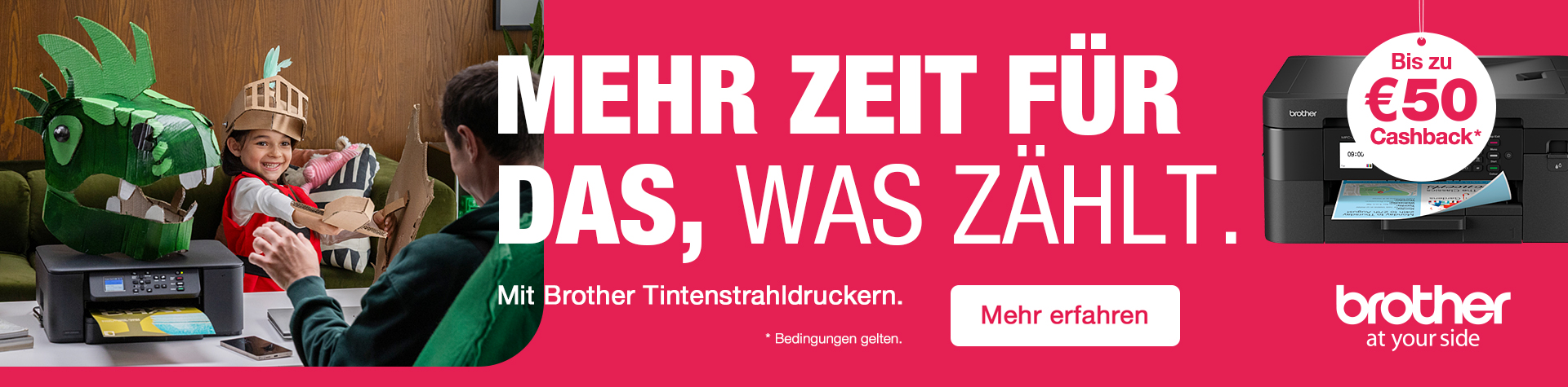 Brother Drucker Cashback-Aktion