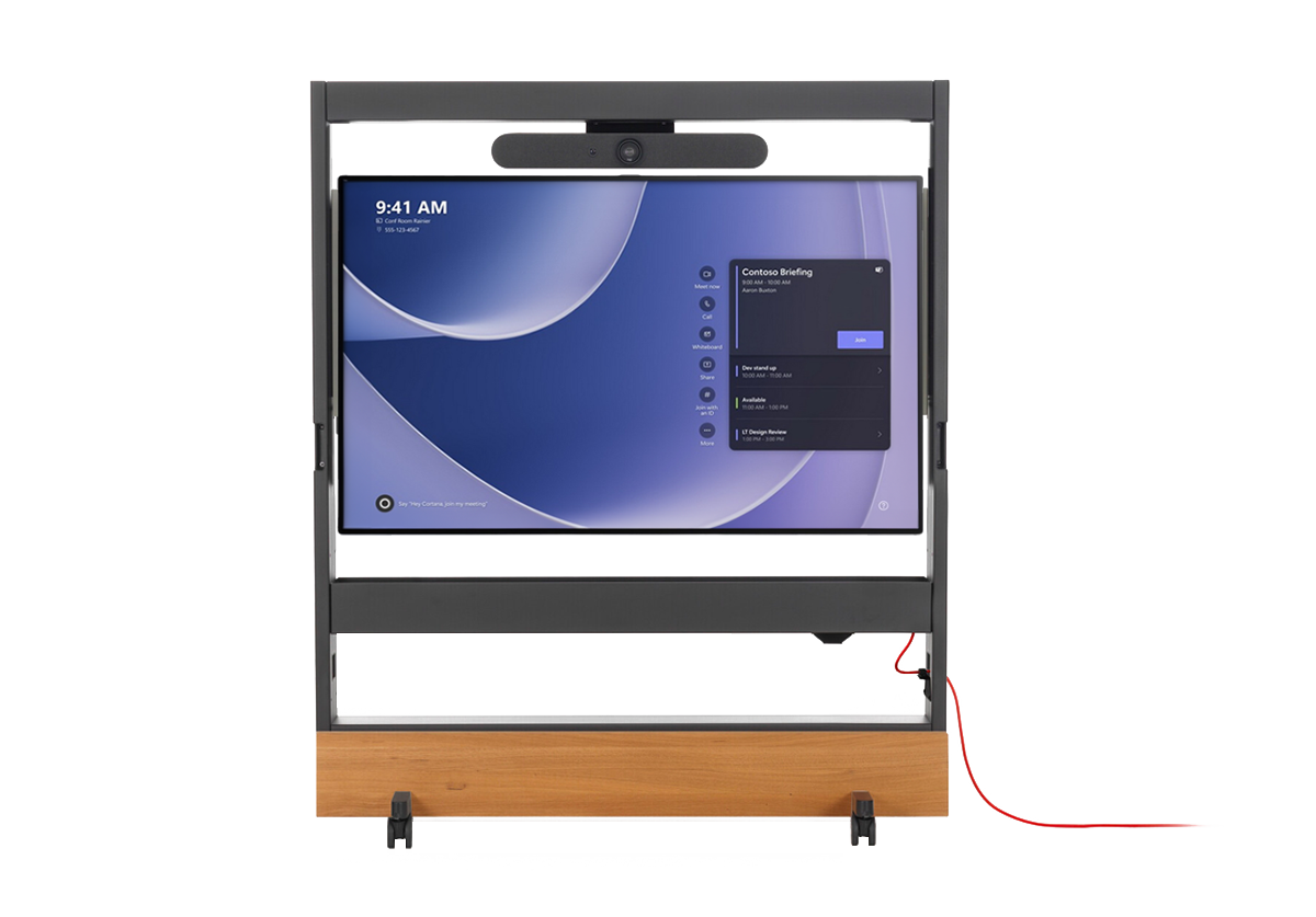 All-in-One vitra Display Lösung mit Microsoft Teams Anwendung