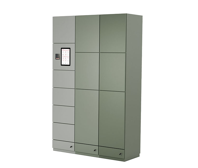 ASSMANN Alvia Smart Schließfach mit Displaysteuerung für moderne Büroorganisation assmann_allvia_smart_produkt
