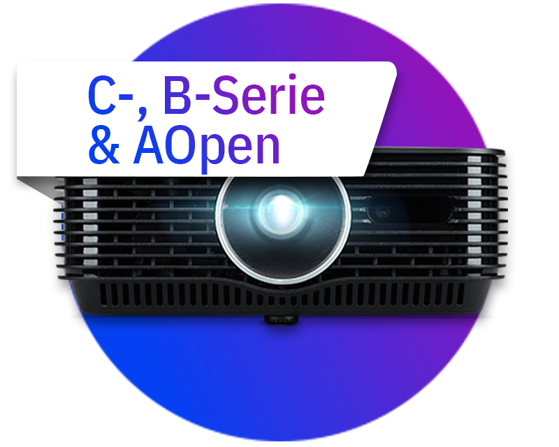 Acer mobile Beamer (C-, B-Serie & AOpen)