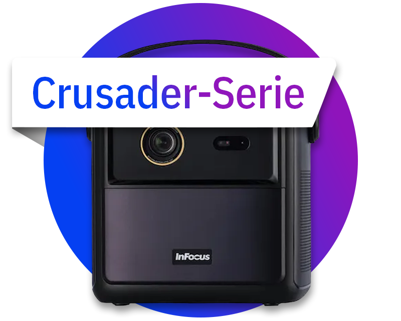 circle-infocus-beamer-crusader-serie