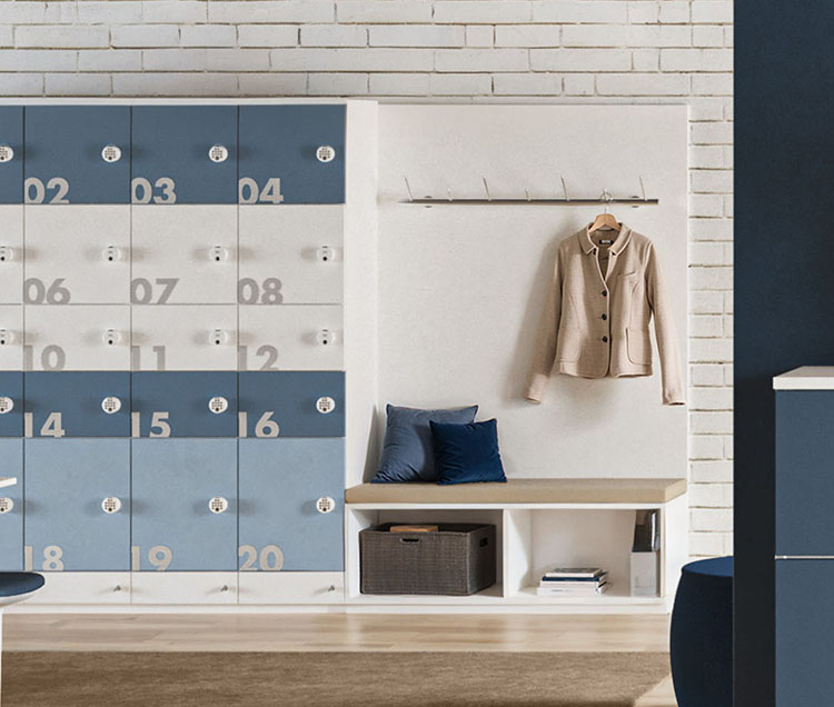 ASSMANN Syneo Part Garderobe mit Hängeschrank für modularen Stauraum und Jackenaufbewahrung syneo_part_garderobe_2